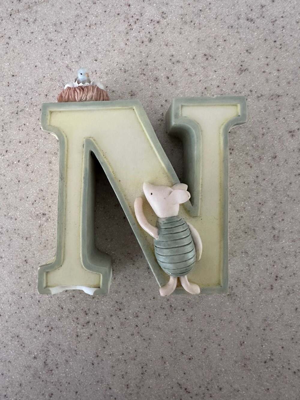 Classic Pooh Disney Michel & Company Letter N Wall Decor